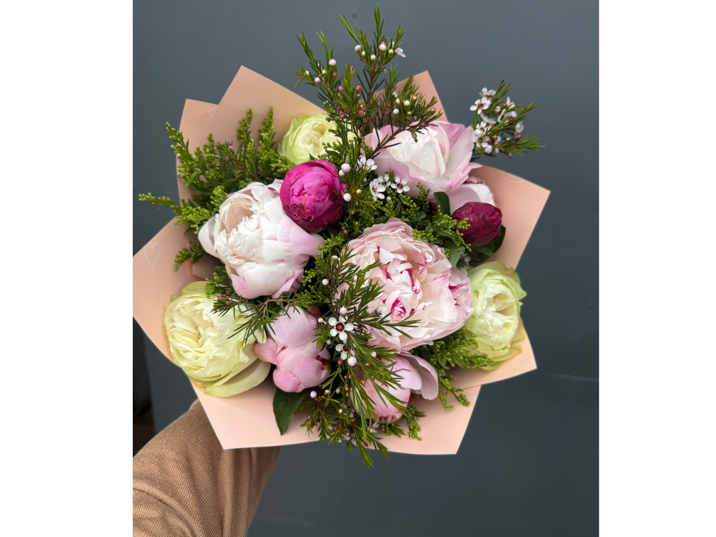 Ramo Estacional Peonia